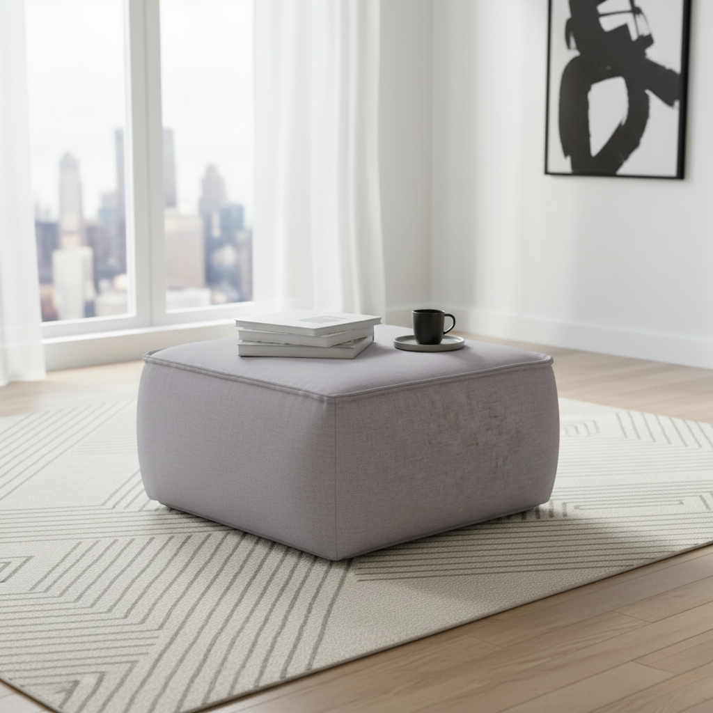 049f7fe9-40e2-4468-a239-8384d05d60f5.png Rin Ottoman Medium Light Grey – Everyday Luxury for Home - Image 2