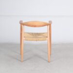 Omiya Classic Armrest Dining Chair – Luxury Comfort Design - Image 3