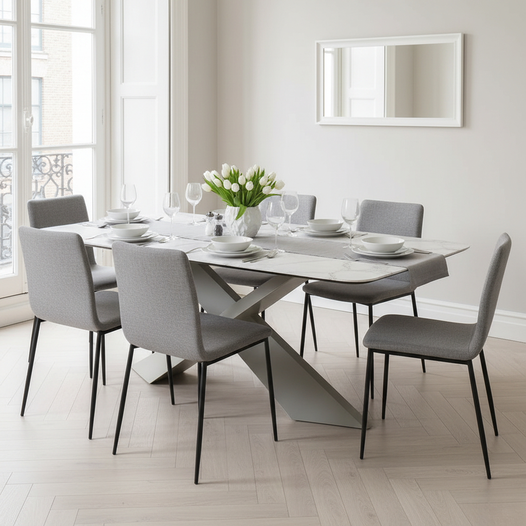 07dd2d06-86d8-47eb-9cf3-7d1c4e5cd637.png Zyra Dining Table – Stunning Elegance for Modern Living - Image 2