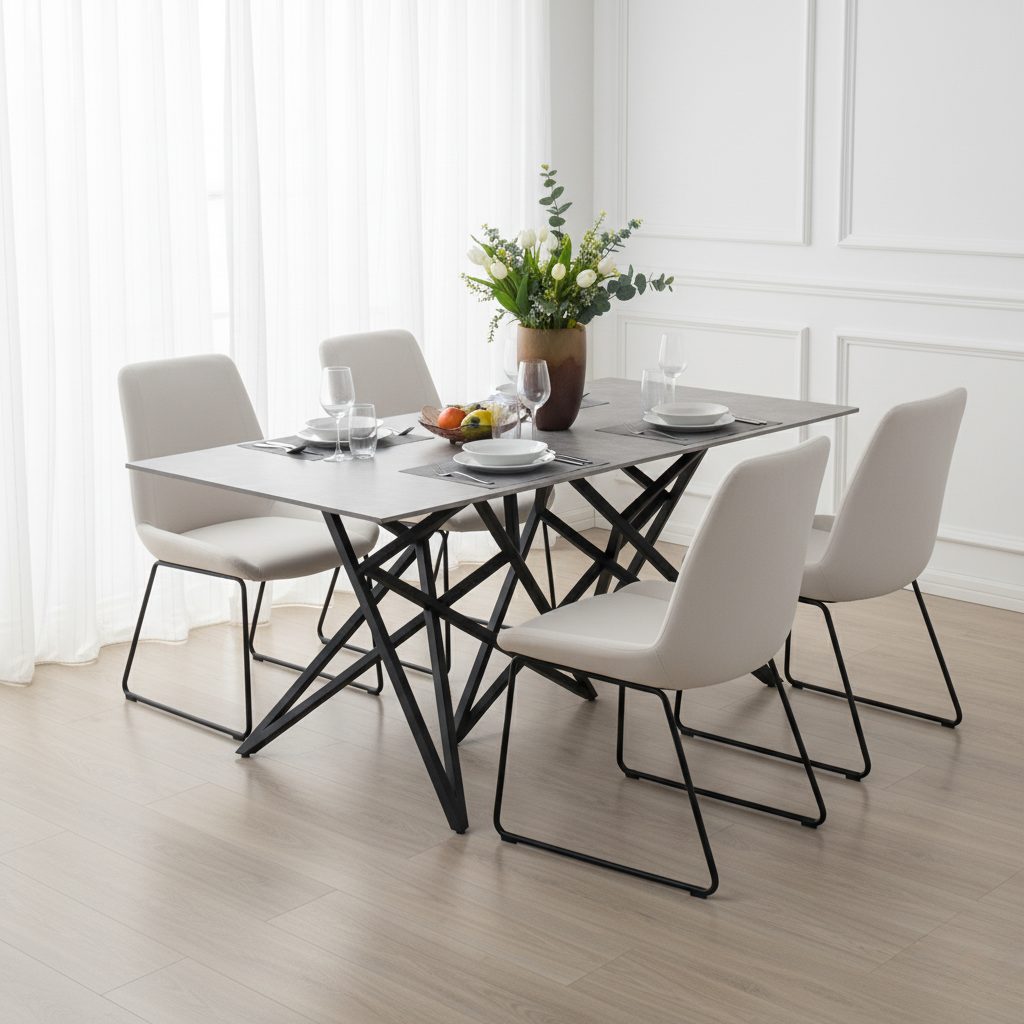 0bf670d7-cd22-4b39-902d-13325dfcf5d8.png Synthra Dining Table - The Essence of Modern Prestige - Image 2