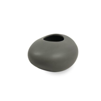 Urbanloft Home Pio Ceramic Vase Ceramic Decoration - Charcoal