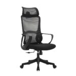 Quaza Headrest Office Chair – Ultimate Black Frame Comfort