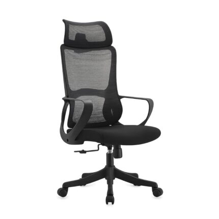 Quaza Headrest Office Chair – Ultimate Black Frame Comfort