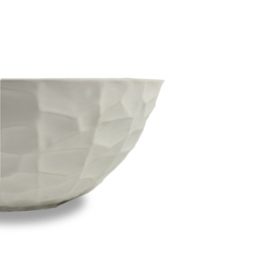 216f51b9-a642-4f25-9f7b-a087642a91a0.jpg Dekorasi Meja Urbanloft Home Hellen Fruit Bowl Ceramic Medium White - Image 6