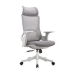 Quaza Headrest Office Chair – Ultimate Ergonomic Grey Style