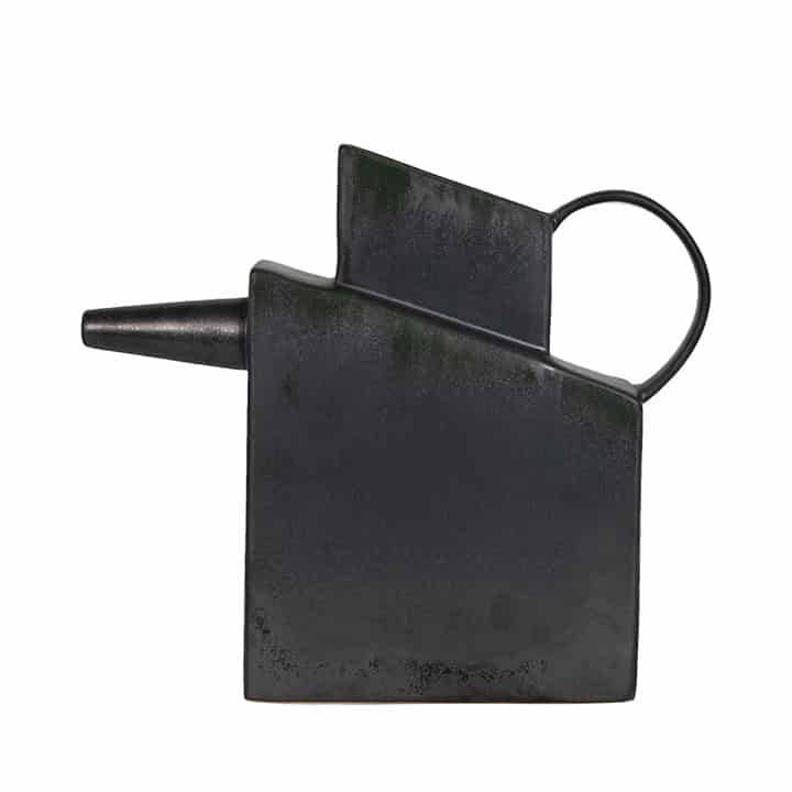 2d0403bb-222d-43e4-8db9-059990825625.jpg Saquon Ceramic Metal Glaze Vase - Image 2