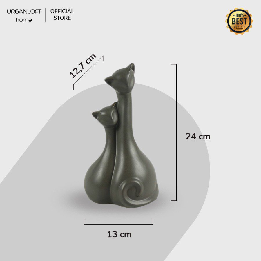 2f767eaf-9699-45d4-8f0e-38ec90ac2b08.jpg Dekorasi Meja Twin Katze Decoration Ceramic Black - Image 3