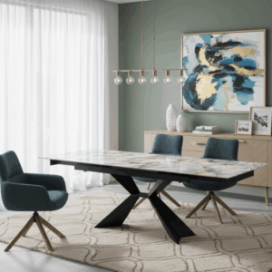 Grandis Dining Table: Exquisite Craftsmanship Perfected