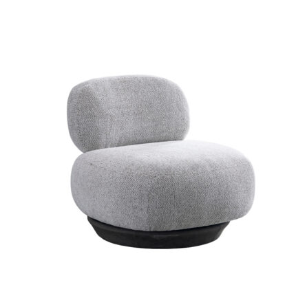 Muffa Lounge Chair Grey – Luxury Modern Lounge Chair