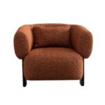 Muffle Lounge Chair Orange – Luxurious Comfort & Bold Style - Image 2