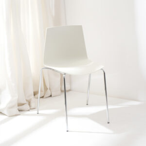 Haru Dining Chair Putih– Gaya Elegan Abadi, Nyaman Premium.