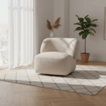 Verdele Swivel Lounge Chair – Luxurious & Timeless Elegance - Image 2