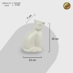Urbanloft Home Dekorasi Meja Katze White Decoration Ceramic - Image 4
