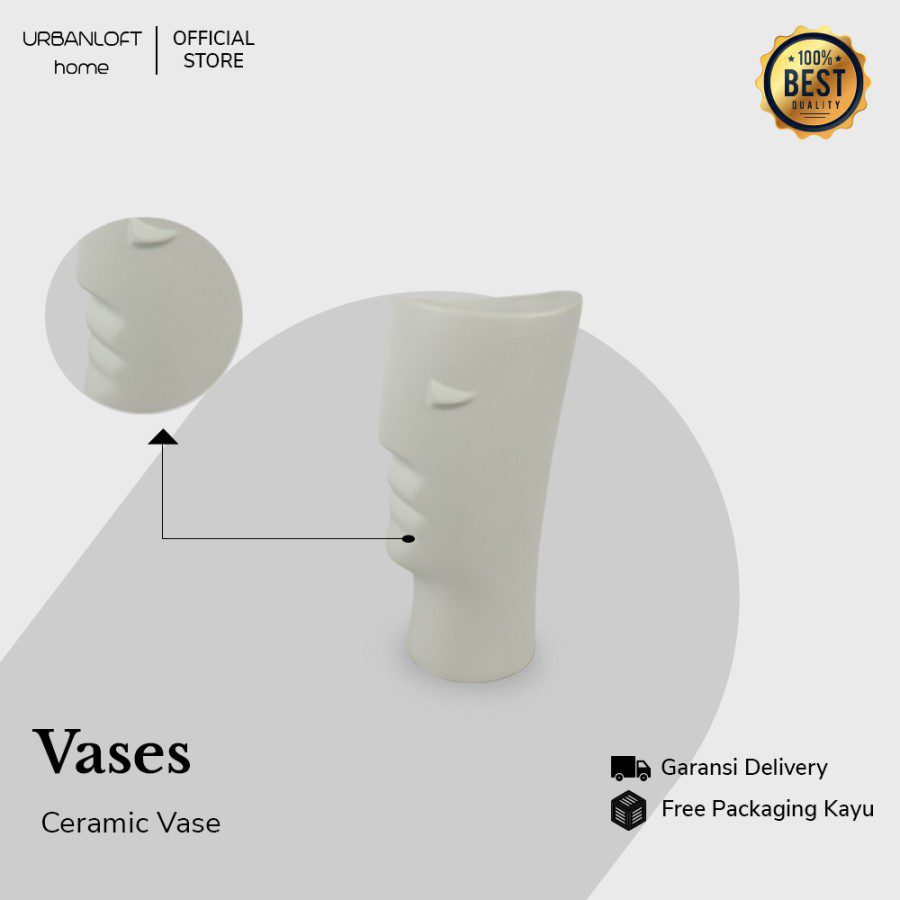 6852ca36-7f5d-48fd-b4f5-07b0d4caebbe.jpg Uniku Ceramic Vase - Image 3