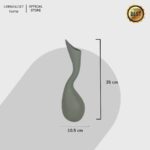 Ton Charcoal Ceramic Vas Bunga Dekorasi - Image 3