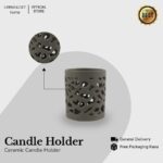Stern Tall Ceramic Candle Holder - Image 8