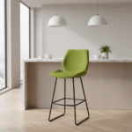 Nolla Bar Stool – Premium Fabric Chair with Comfort & Style - Image 2