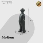 Patsy Black Medium Ceramic Figure Home Decoration - Image 6