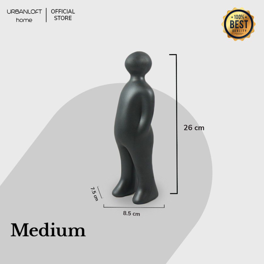 8753a93f-b429-4fc3-82e8-74d82e9cd828.jpg Patsy Black Medium Ceramic Figure Home Decoration - Image 6
