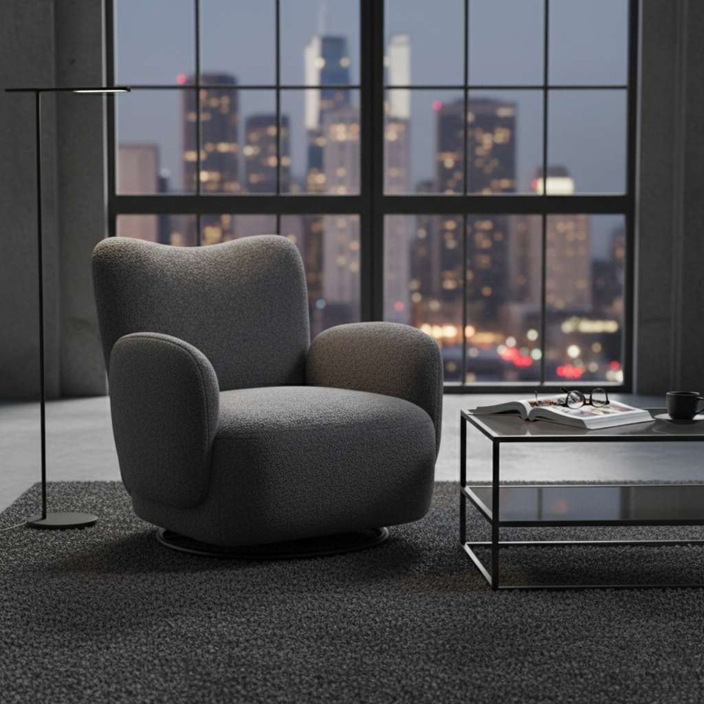 9c76571f-c676-4311-b003-013adae587c2.png Suvra Armrest Lounge Chair – Luxury Swivel Comfort Seating - Image 2