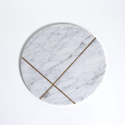 Almen Marble White Tray – Ultimate Design for Refined Spaces
