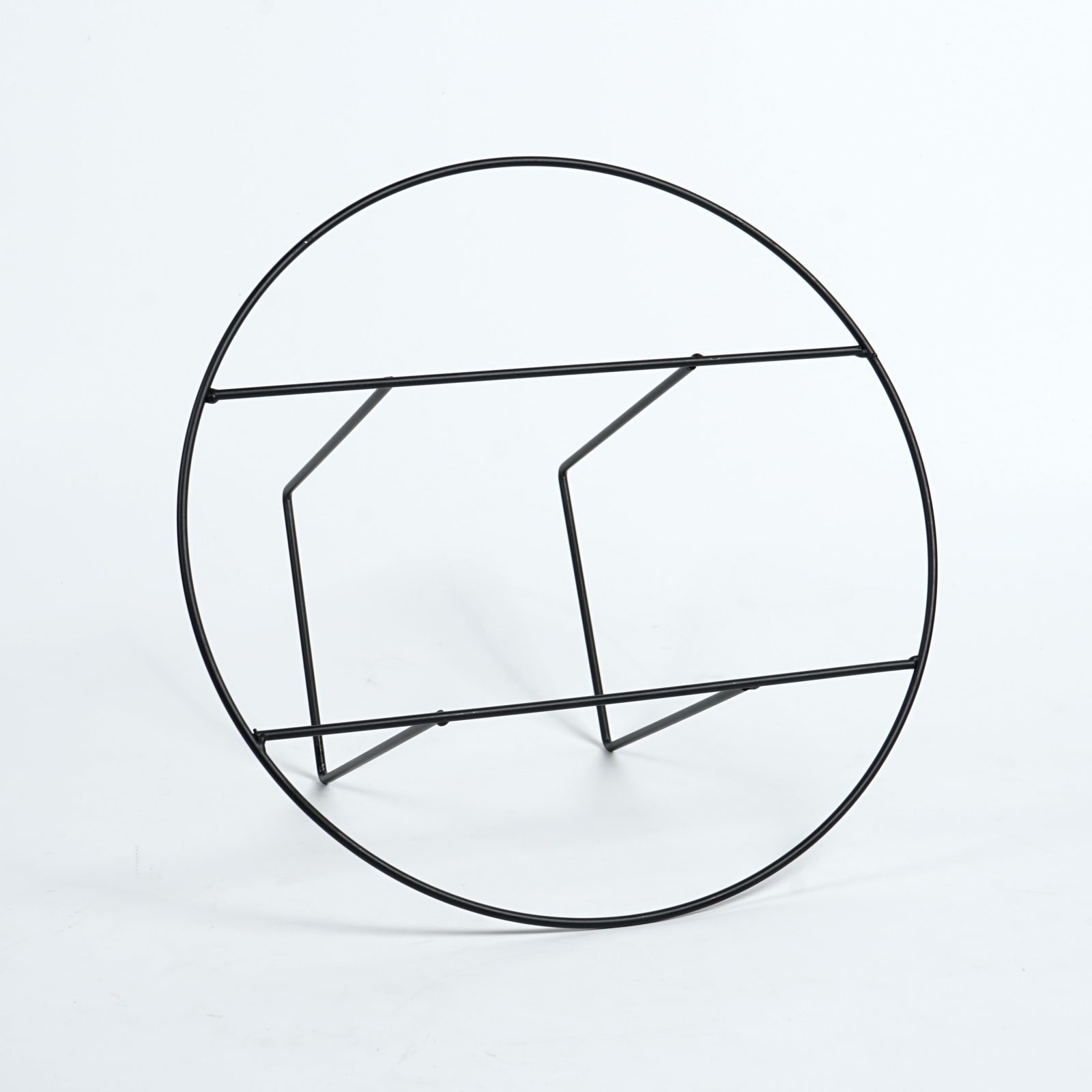 BUCHEN-ROUND-3-BOOKSHELF-METAL-C30054B-scaled-1.jpg Buchen Round Book Holder Decoration - Image 1