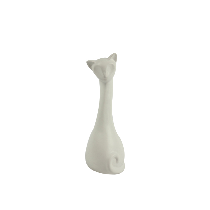C30020W1 Single Katze Decoration Ceramic - Image 1
