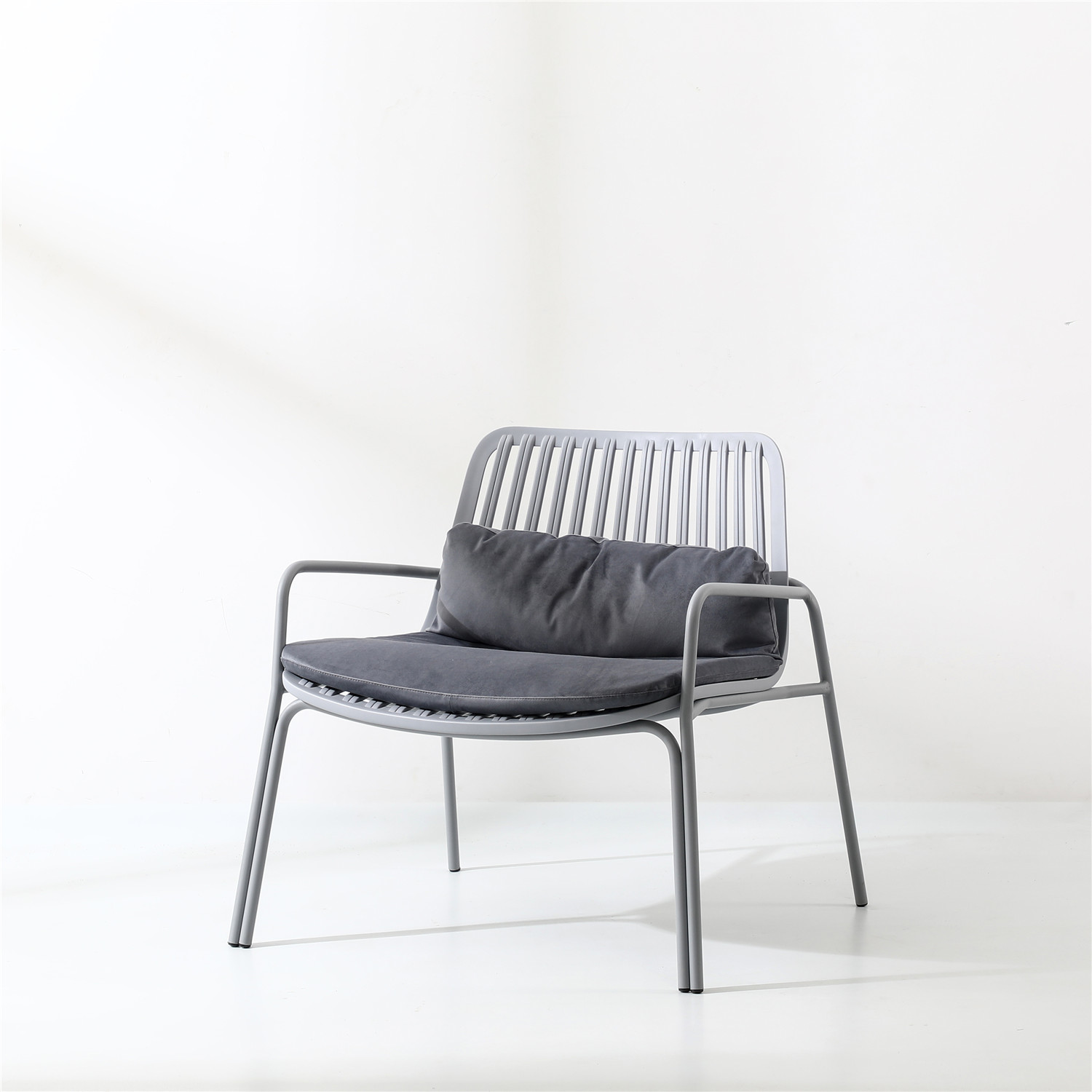 D-012-2.jpg Fiora Easy Chair – Premium Comfort & Modern Grey Design - Image 2
