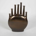 Dupont Ceramic Metal Glaze Vase