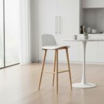 Clyra Fern H.75.5 cm Bar Stool – Modern Minimalist Style - Image 2