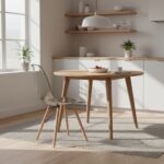 ModX Clear Wood Leg Dining Chair – Premium Dining Seating - Image 2