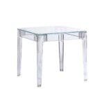 Glascent Dining Table Clear – Modern Minimalist for Homes