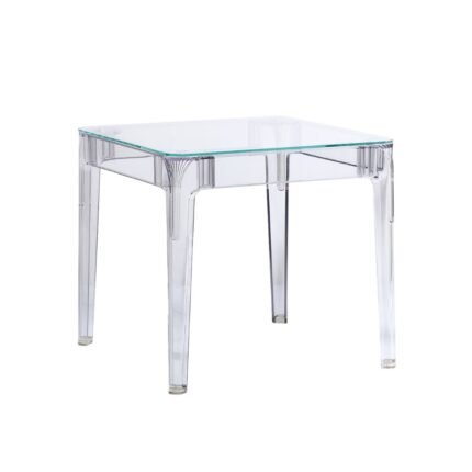 Glascent Dining Table Clear – Modern Minimalist for Homes