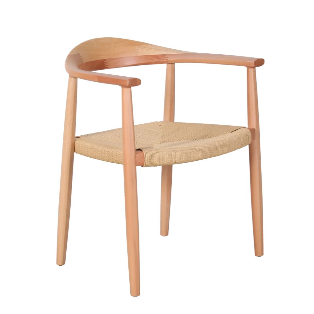 Omiya Classic Armrest Dining Chair - Luxury Comfort Design