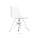ModX Clear Dining Chair Kaki Baja – Kenyamanan Modern Premium