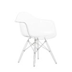 ModX Clear Armrest Dining Chair – Smart Choice for Comfort