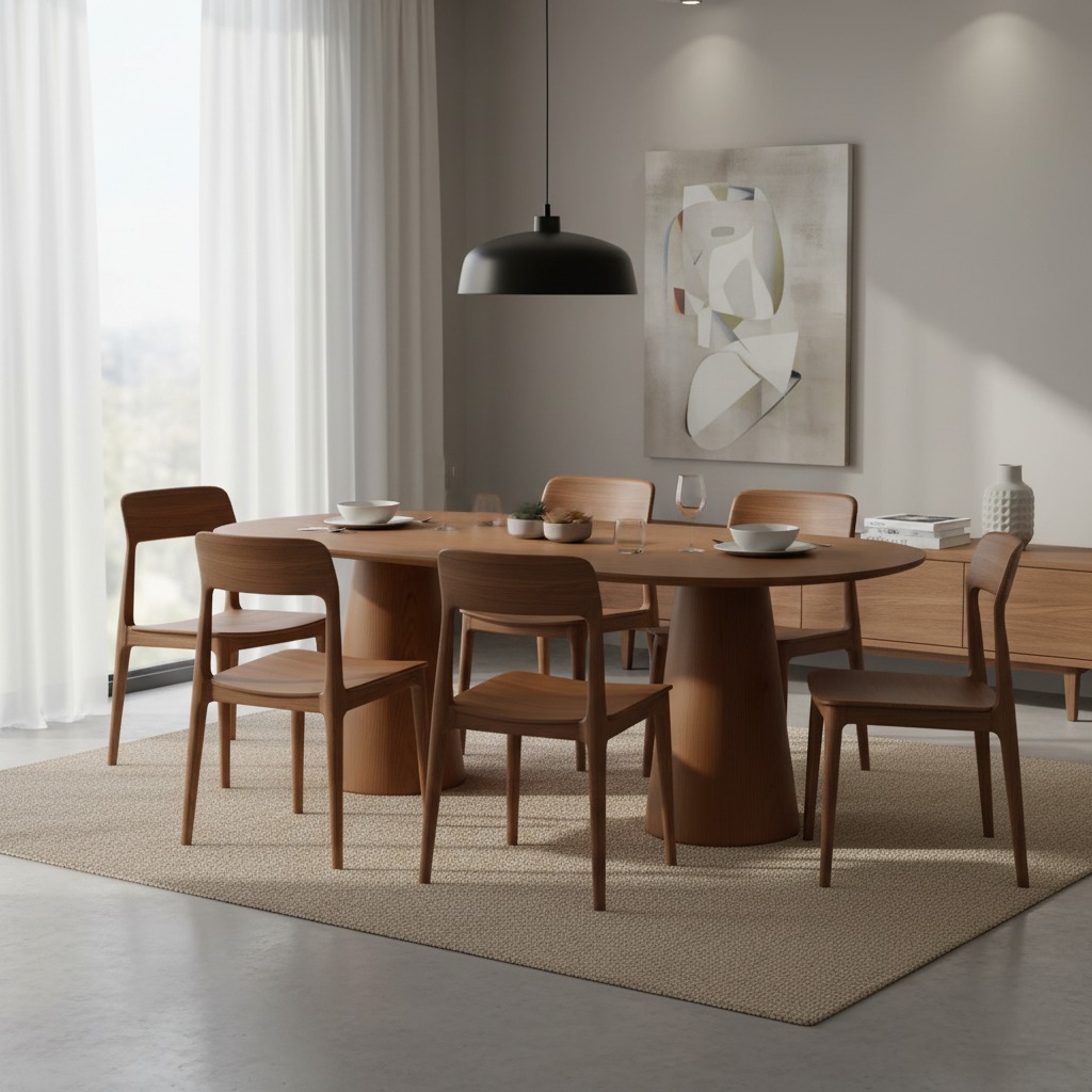 E1T-018B-120-Morza-1.2-Dining-Table.jpeg Morza 1.2 Dining Table – Premium Quality for Modern Living - Image 2