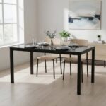 Celestra Dining Table Black – Best Quality for Modern Dining - Image 2