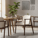 Hima Armrest Dining Chair – Luxury Comfort & Timeless Style - Image 2