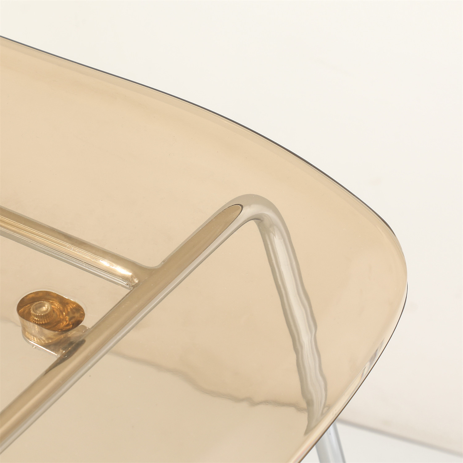 E64A7712.jpg Aureta Clear Float Dining Chair – Amber Elegant Transparency - Image 6