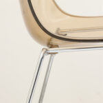 Aureta Clear Float Dining Chair – Amber Elegant Transparency - Image 7