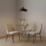 Cirqla D.90cm Dining Table – Sleek Glass for Inspired Living - Image 2