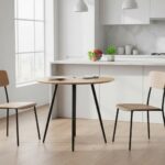 Crust Round 80cm Dining Table – Classic Beauty Built to Last - Image 2