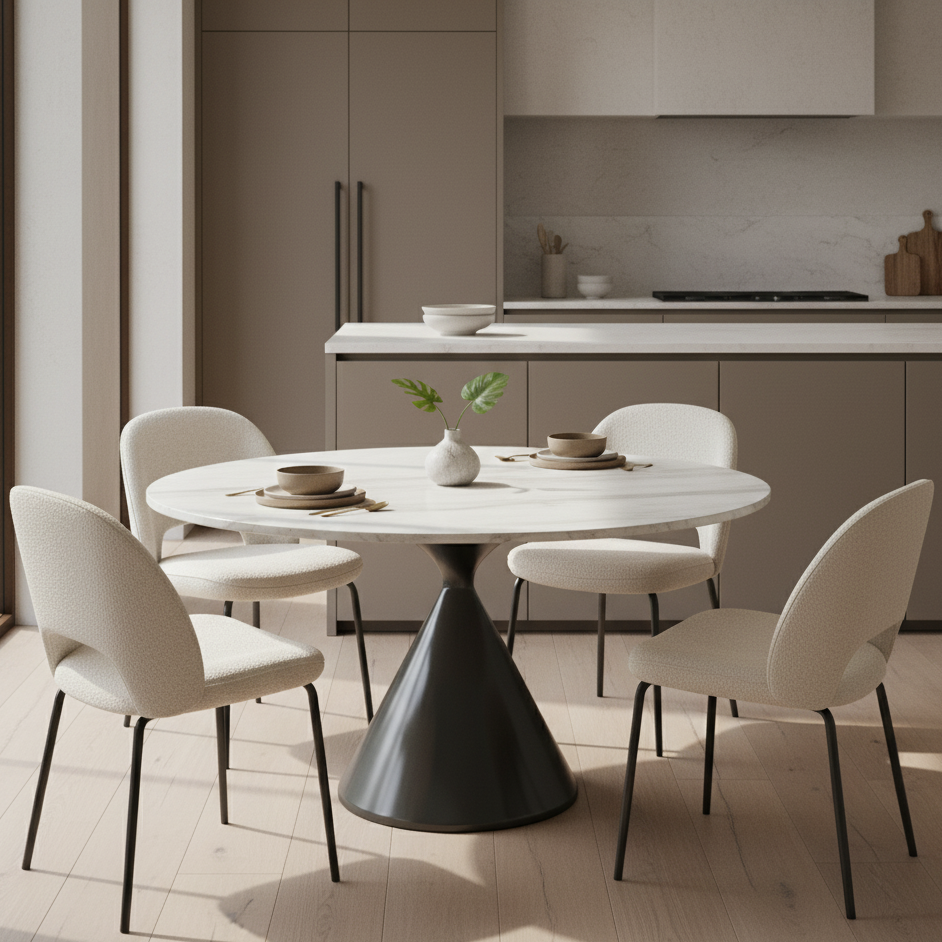 Gemini_Generated_Image_c9ib55c9ib55c9ib.png Kroftcone Dining Table 1.5 – Stainless Steel Excellent Style - Image 2