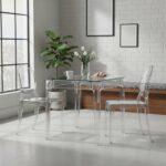Glascent Dining Table Clear – Modern Minimalist for Homes - Image 3