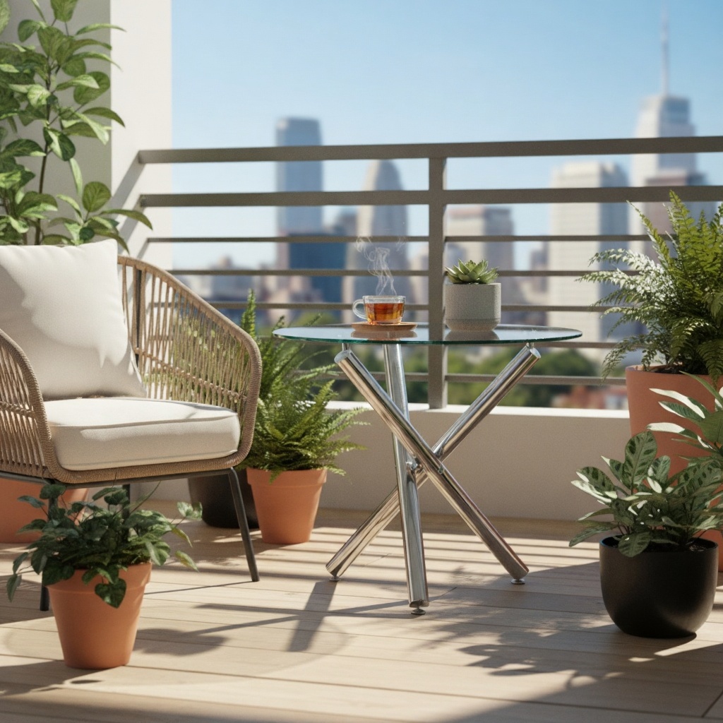 Gemini_Generated_Image_iwtwboiwtwboiwtw-9d38252f-d9e9-4298-b9ad-8bd4df47031d.jpg Clairys Side Table – Elegant Glass for Modern Luxury Homes - Image 3