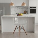 ModX Clear Armrest Wood Leg Dining Chair – Modern Comfort - Image 2