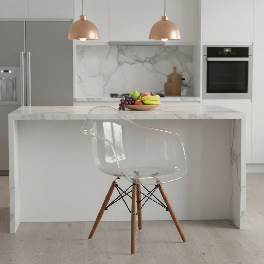 Gemini_Generated_Image_qppw94qppw94qppw-1.jpg ModX Clear Armrest Wood Leg Dining Chair – Modern Comfort - Image 2