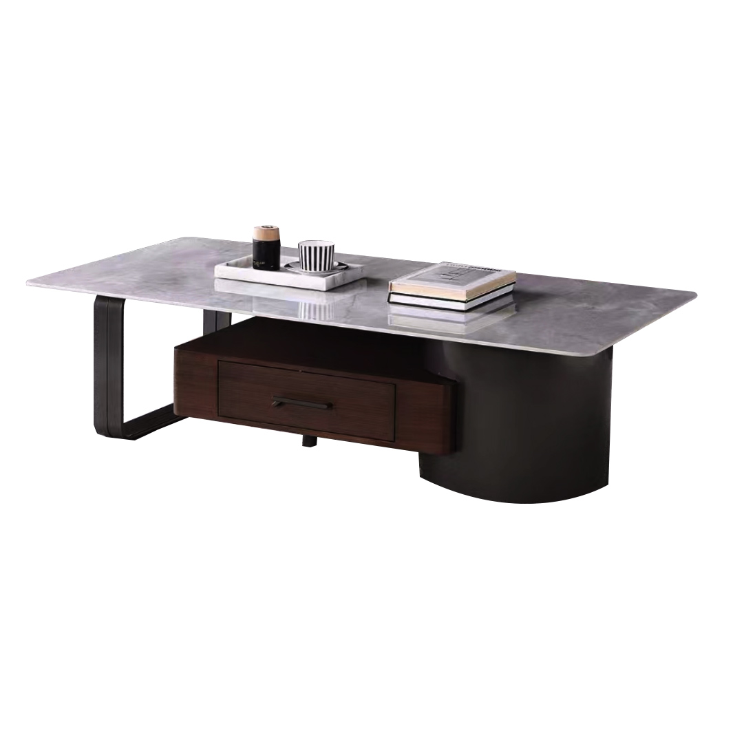 J2309.jpg Glintora Coffee Table – Luxury Modern Table with Ceramic Top - Image 1