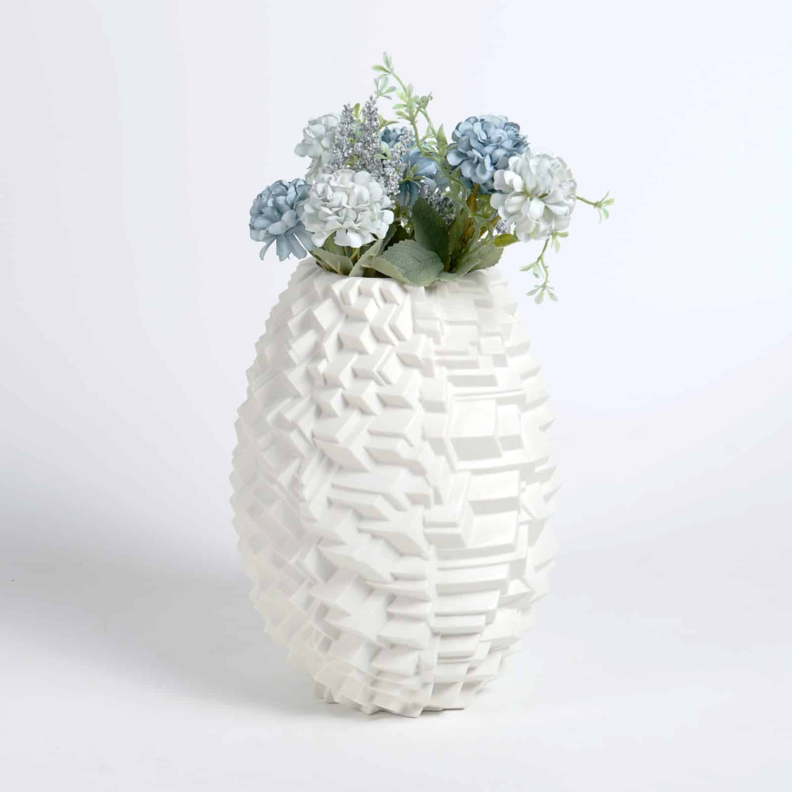 KOPF-2-FLOWER-VASE-C34065W-scaled-1.jpg Komisch & Kopf Ceramic Vas Decoration - Image 4
